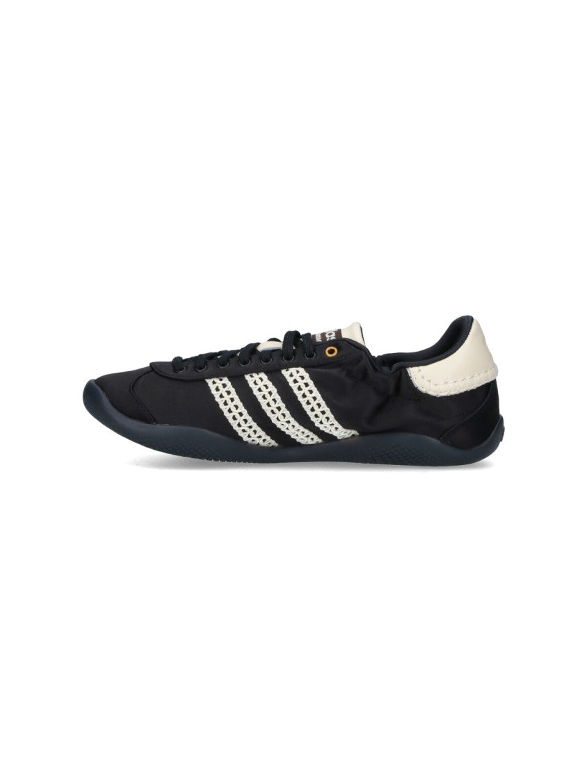 Adidas X Wales Bonner "Kalintha" Sneakers, In Black Fabric, Round Toe