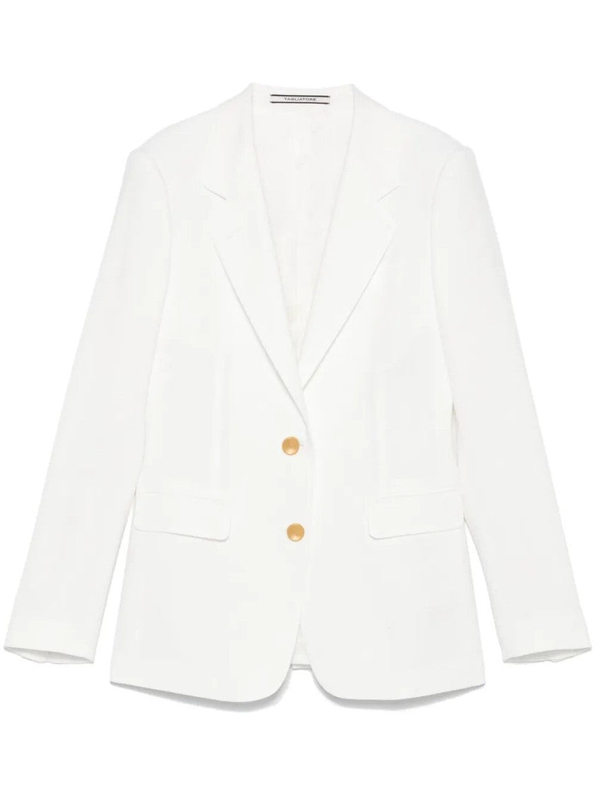 Tagliatore Tailored Blazer With Deep V-Neckline