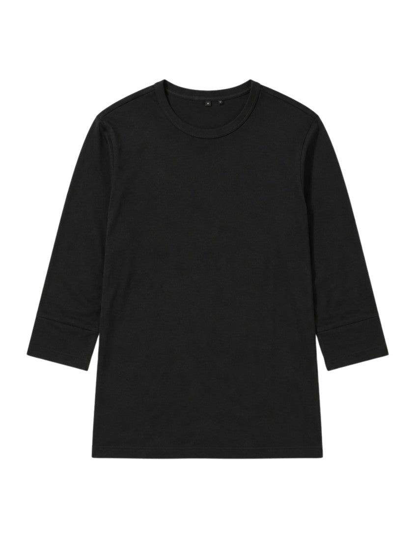 Thom Krom Black Relaxed Fit Cotton T-Shirt