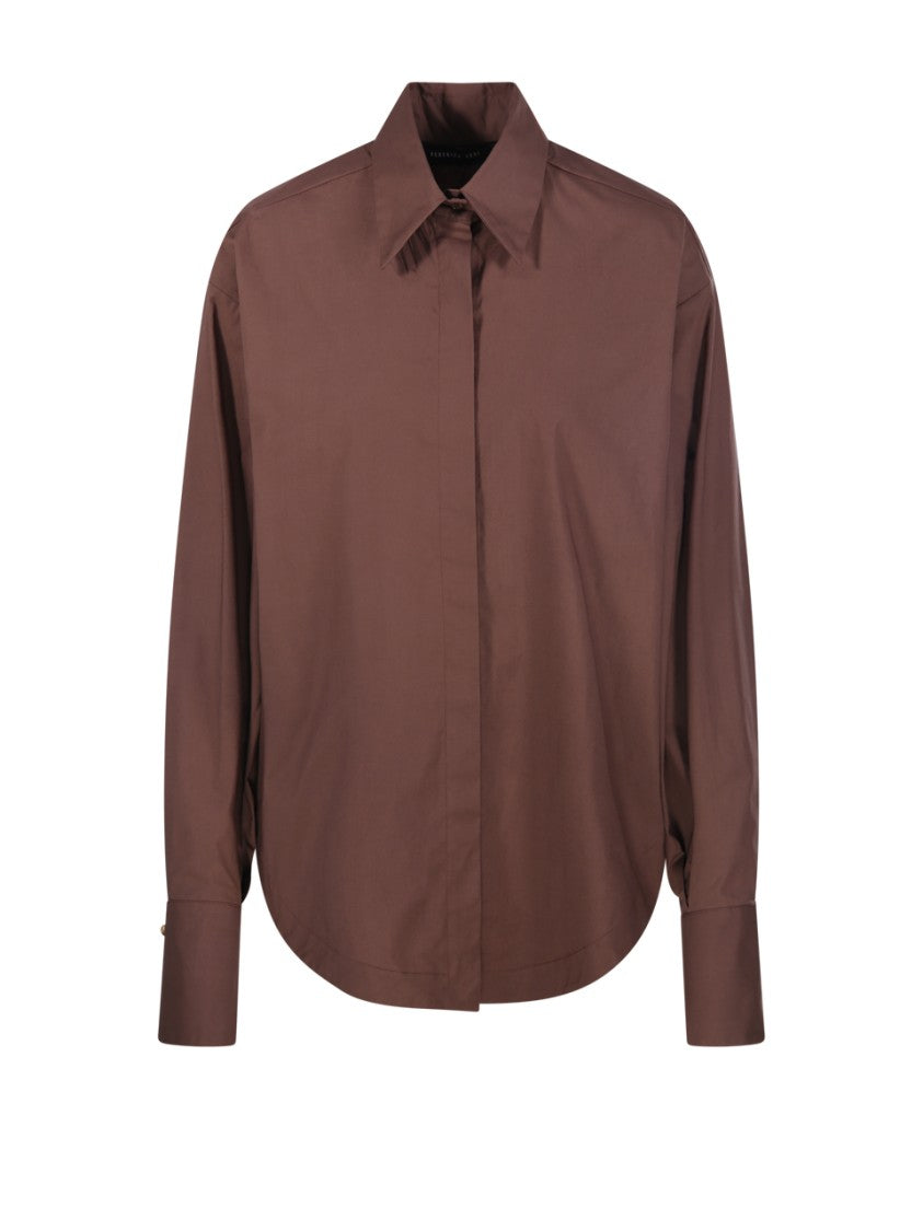 Federica Tosi Brown Over Shirt