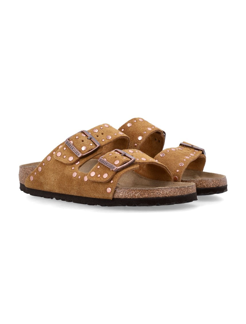 Birkenstock Arizona Rivet Suede Adjust Buckle Sandals