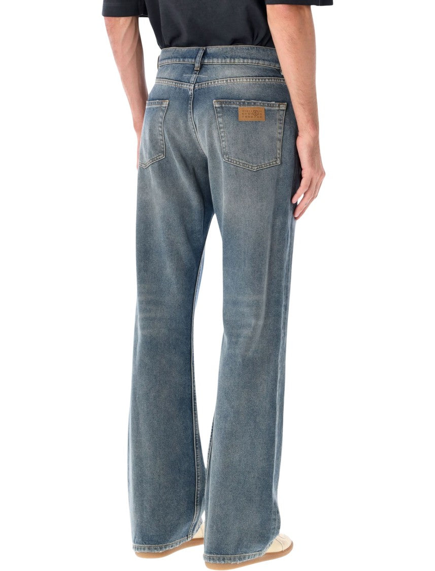 Mm6 By Maison Margiela Regular 5 Pocket Jeans