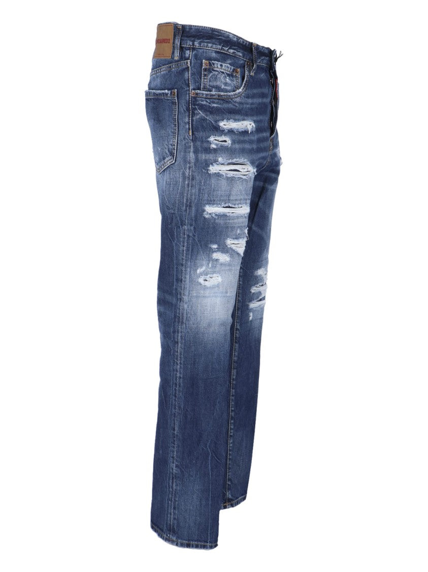 Dsquared2 Straight-Leg Jeans With Traditional Five-Pocket Styling