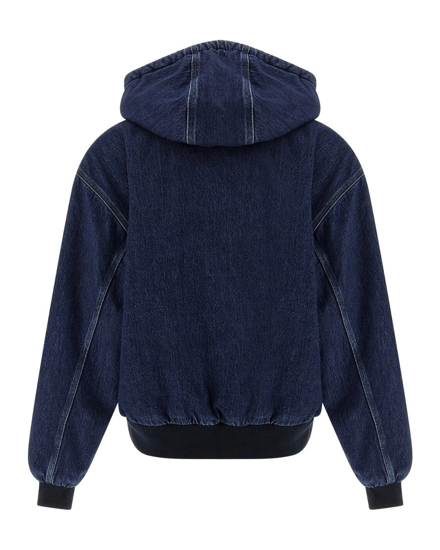 Carhartt Wip Heavy Cotton Denim Jacket With Fleece Lining