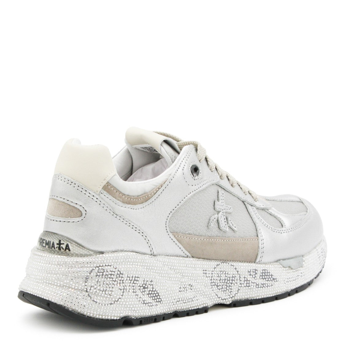 Premiata Silver Mased Sneakers