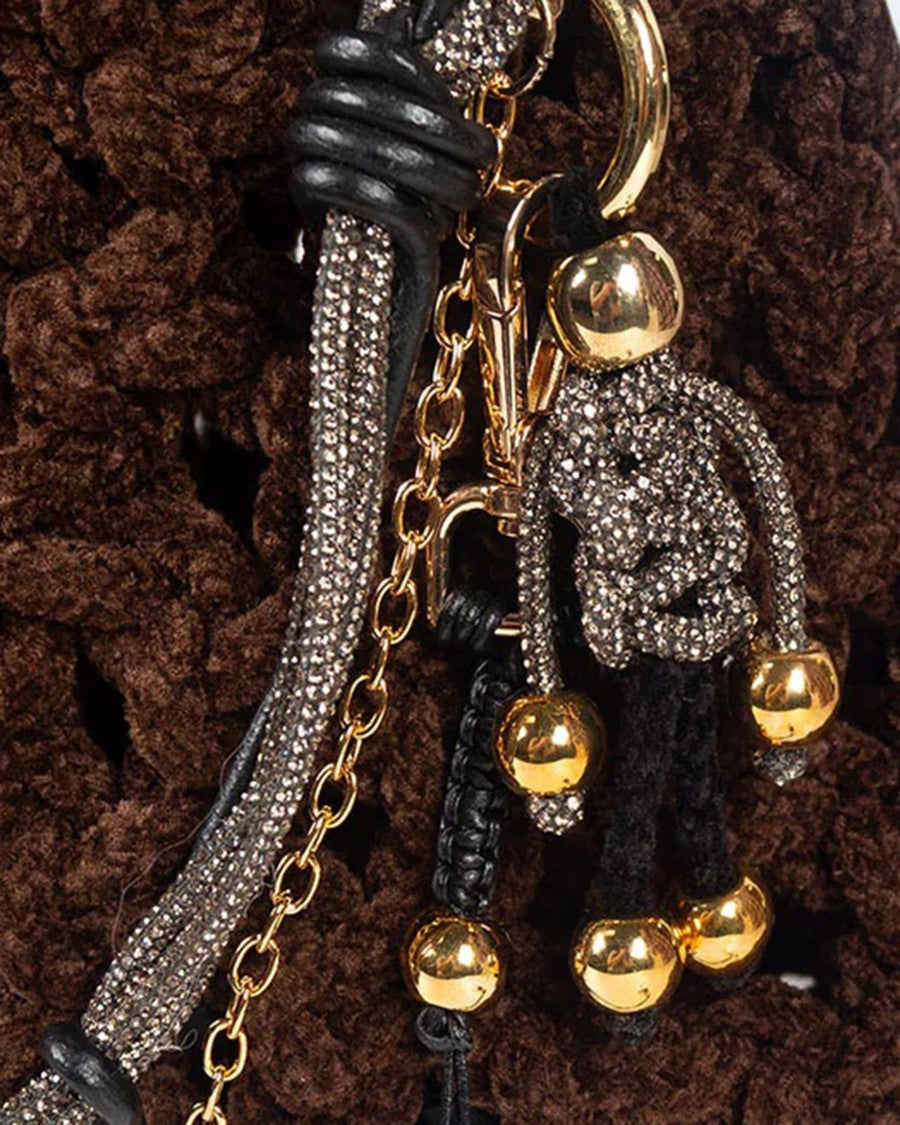 Hibourama Vannifique Big Velvet Charms Choco Bag