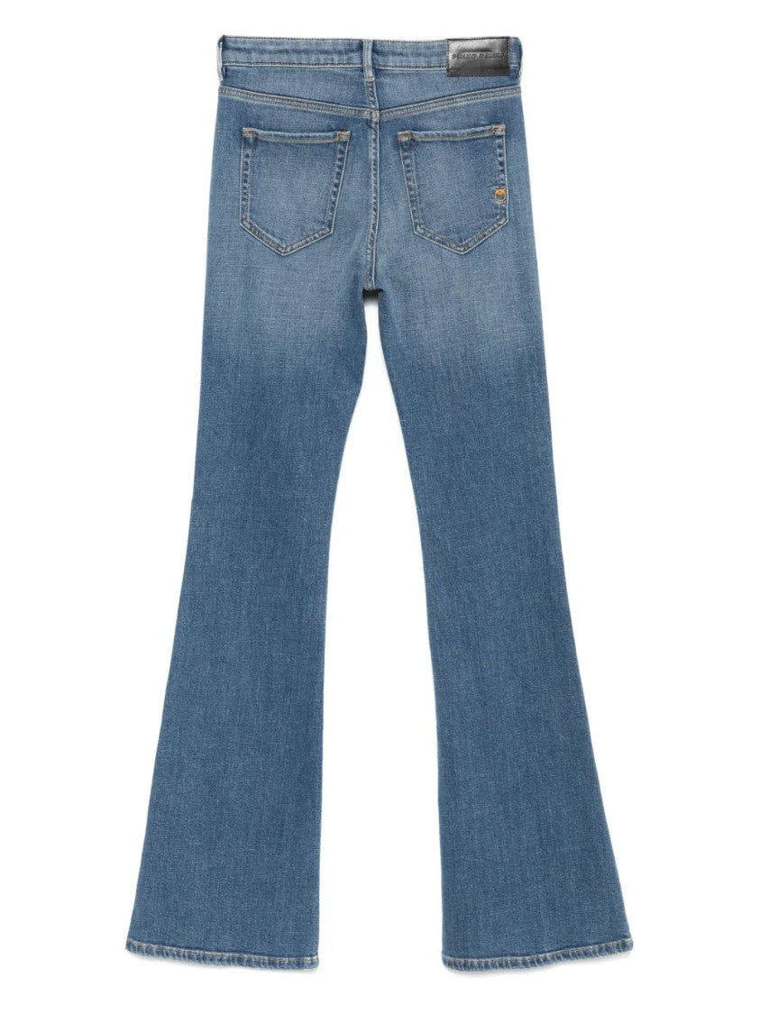 Pinko Straight Blue Denim Jeans