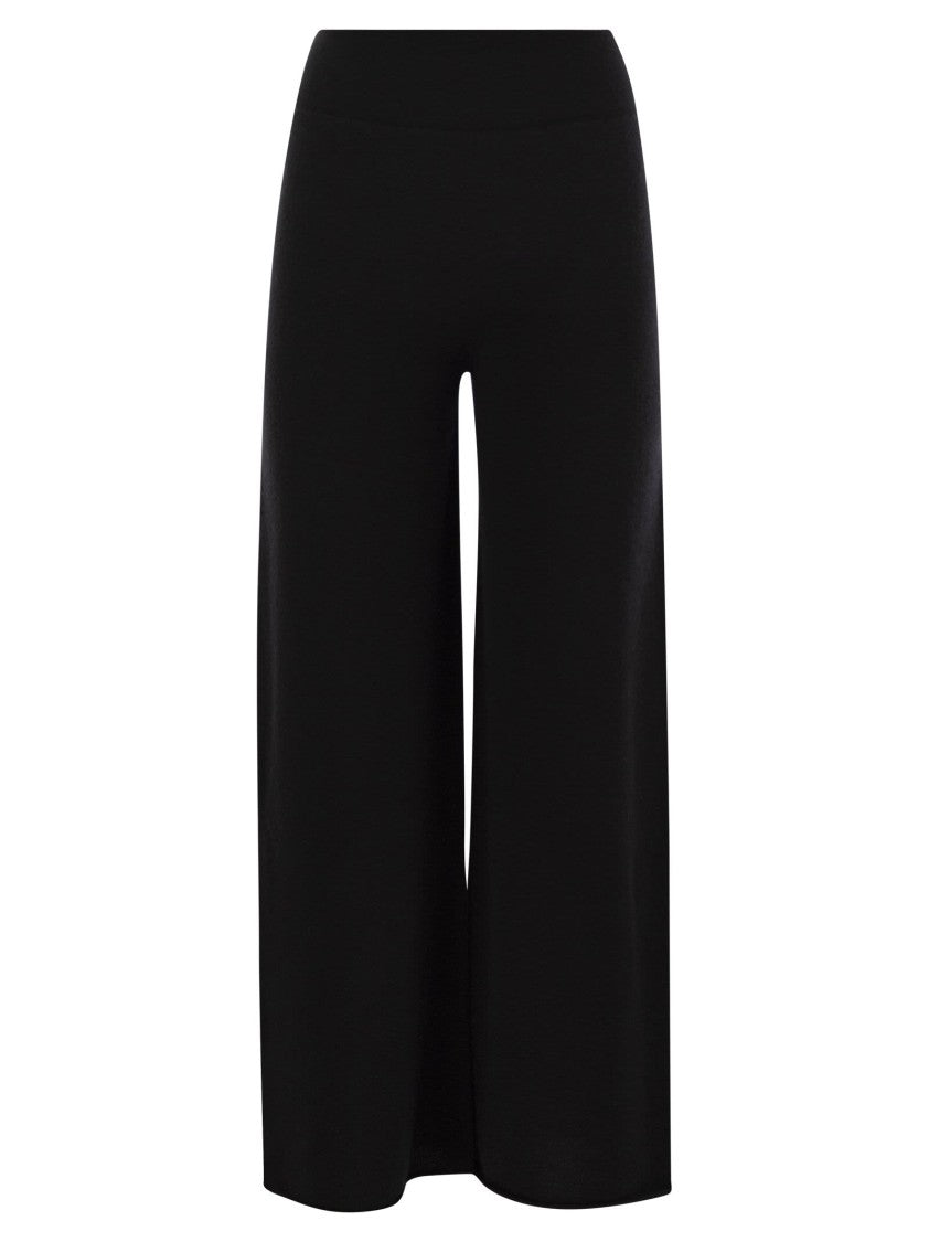 Vanisé Cashmere Wide-Leg Trousers