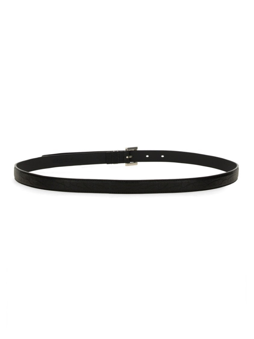 Saint Laurent Cassandre Thin Belt