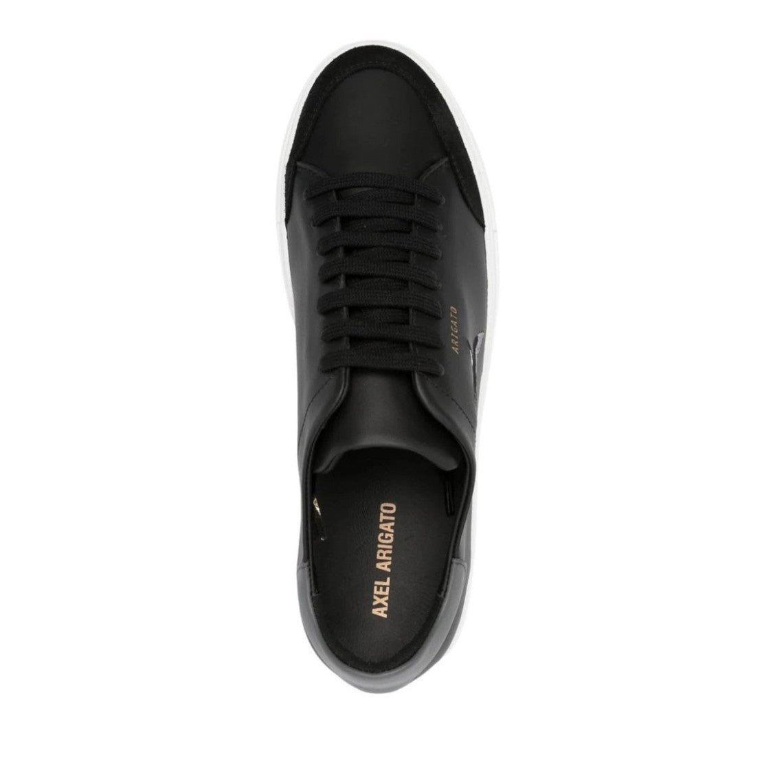 Axel Arigato Black Clean 90 Bee Bird Thick Sole Leather Sneakers
