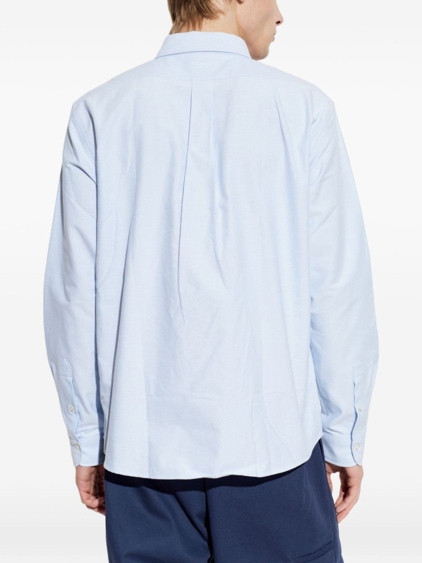 Kenzo Relaxed-Fit Blue Button-Down Shirt