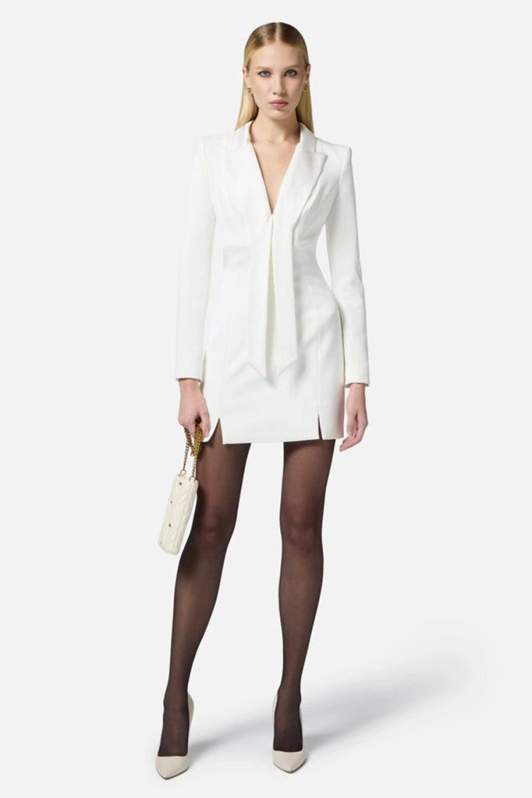 Elisabetta Franchi Mini Dress With Tailored Silhouette