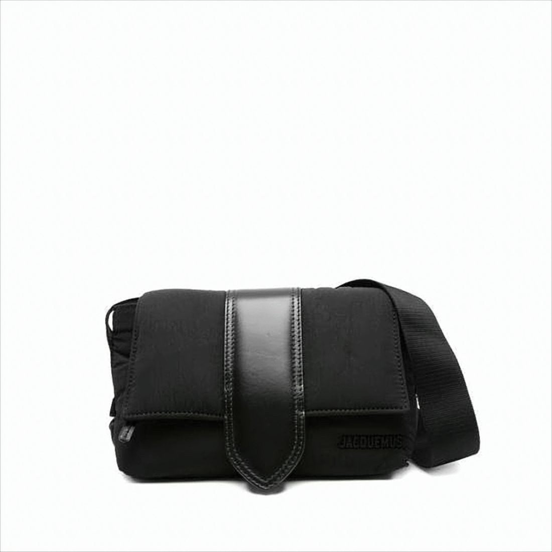 Jacquemus Rectangular Shoulder Bag With Cowhide Leather Accents