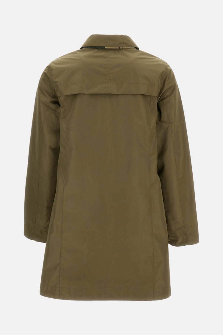 Barbour Babbity Green Reversible Showerproof Raincoat