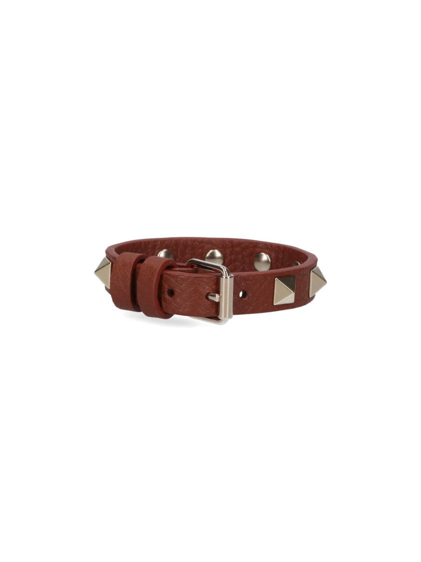Valentino Garavani "Rockstud" Bracelet – Brown