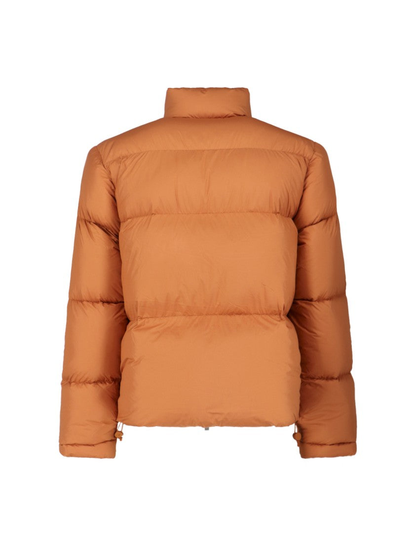 K-Way Vibrant Orange Minimalist Jacket With High Collar