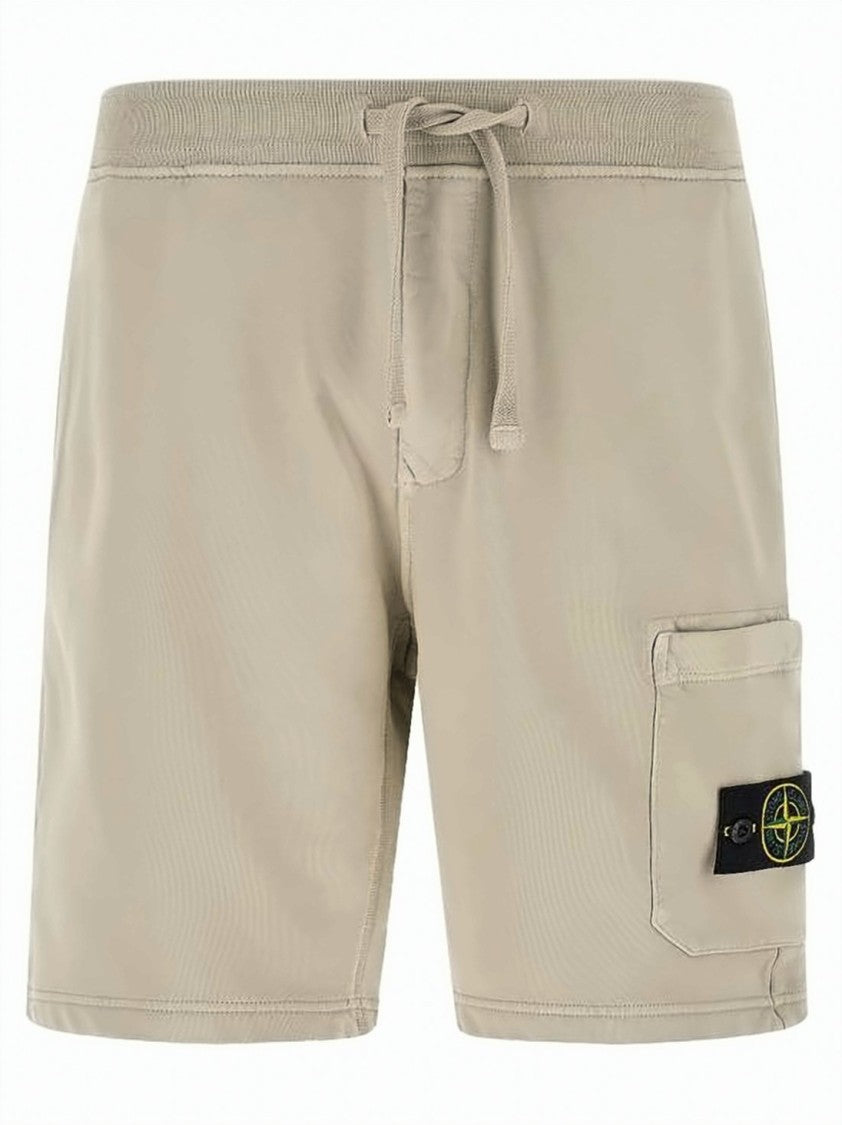 Stone Island Comfort-Fit Shorts With Cargo Pocket