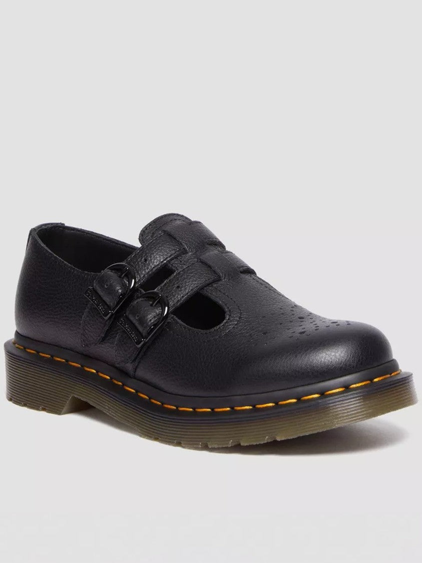 Dr. Martens 8065 Perforated Black Leather Mary Janes