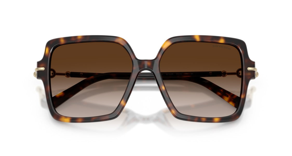 Tiffany & Co. Oversized Square Sunglasses With Gradient Brown Tint