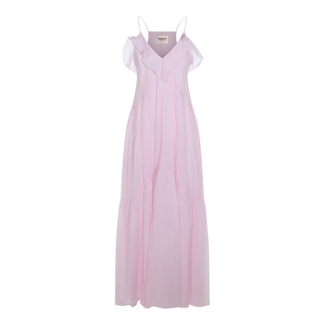 Isabel Marant Étoile Pink Maxi Dress With Spaghetti Straps