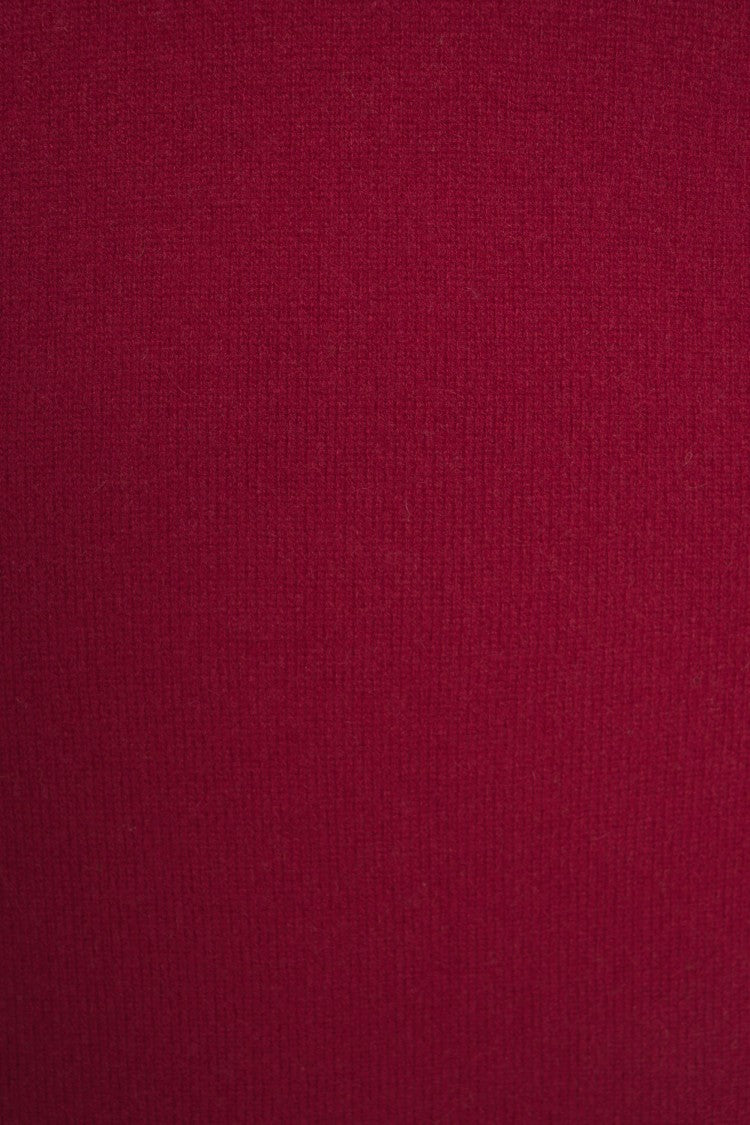 Crush High-Neck Cashmere Sweater With Ribbed Cuffs