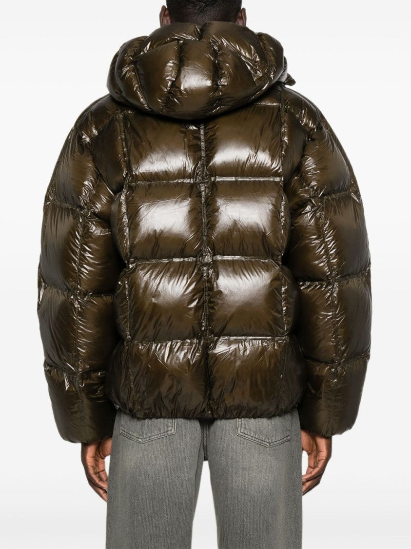 Roa Hooded Dark Green Microripstop Down Jacket