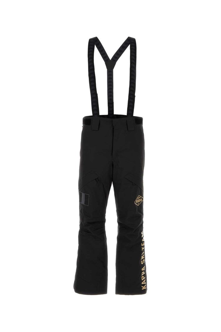 Kappa Black Polyester Ski Pant