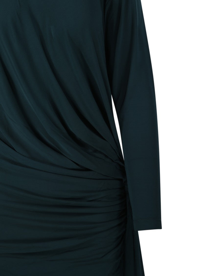 Christopher Esber Side Cowl Drape Extension Dress