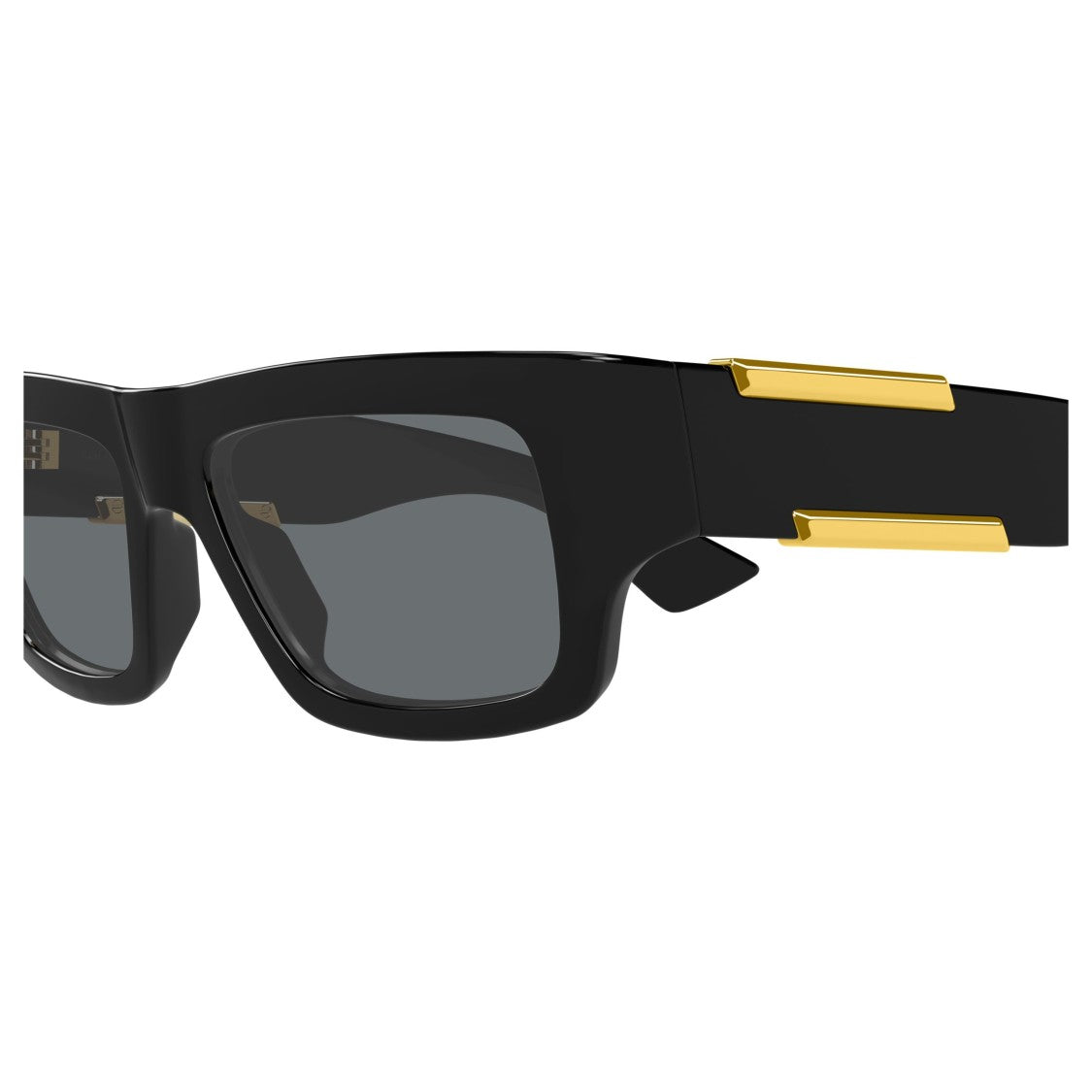 Bottega Veneta Bv1452s Bold Rectangular Frame Sunglasses
