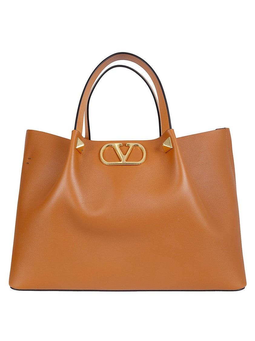 Valentino Garavani Structured Shopping Bag With Vlogo Signature Detail