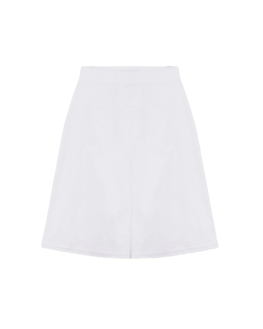 Alpha Studio White Poplin Skirt