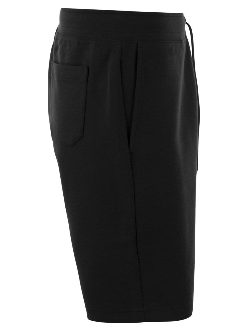 Polo Ralph Lauren Double-Knit Shorts With Embroidered Logo