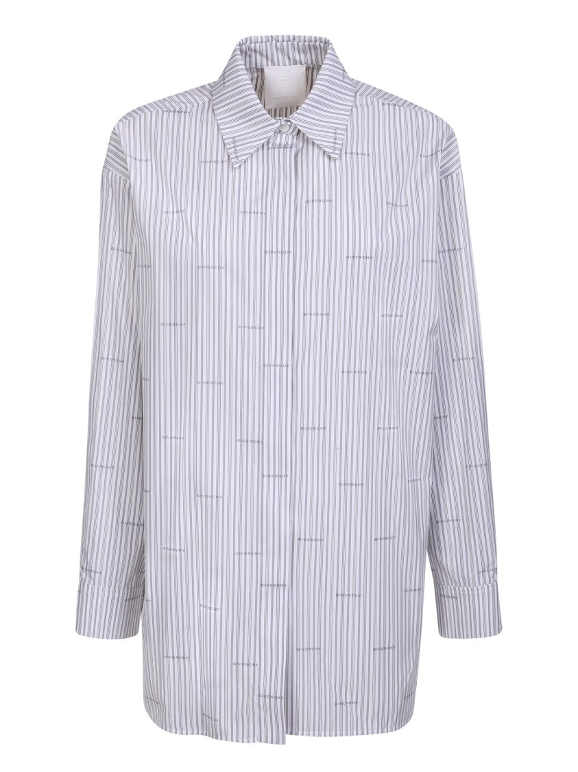 Givenchy Grey Jacquard Shirt