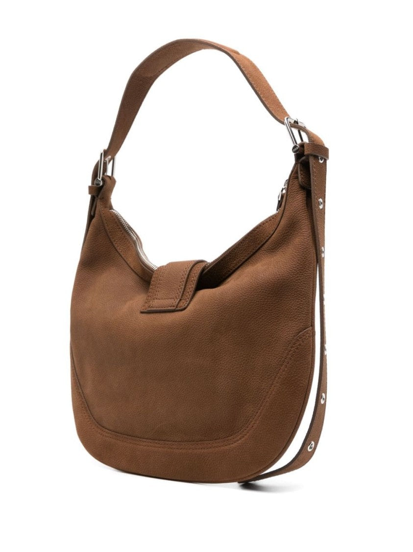 Osoi Marrone Leather Medium Hobo Shoulder Bag