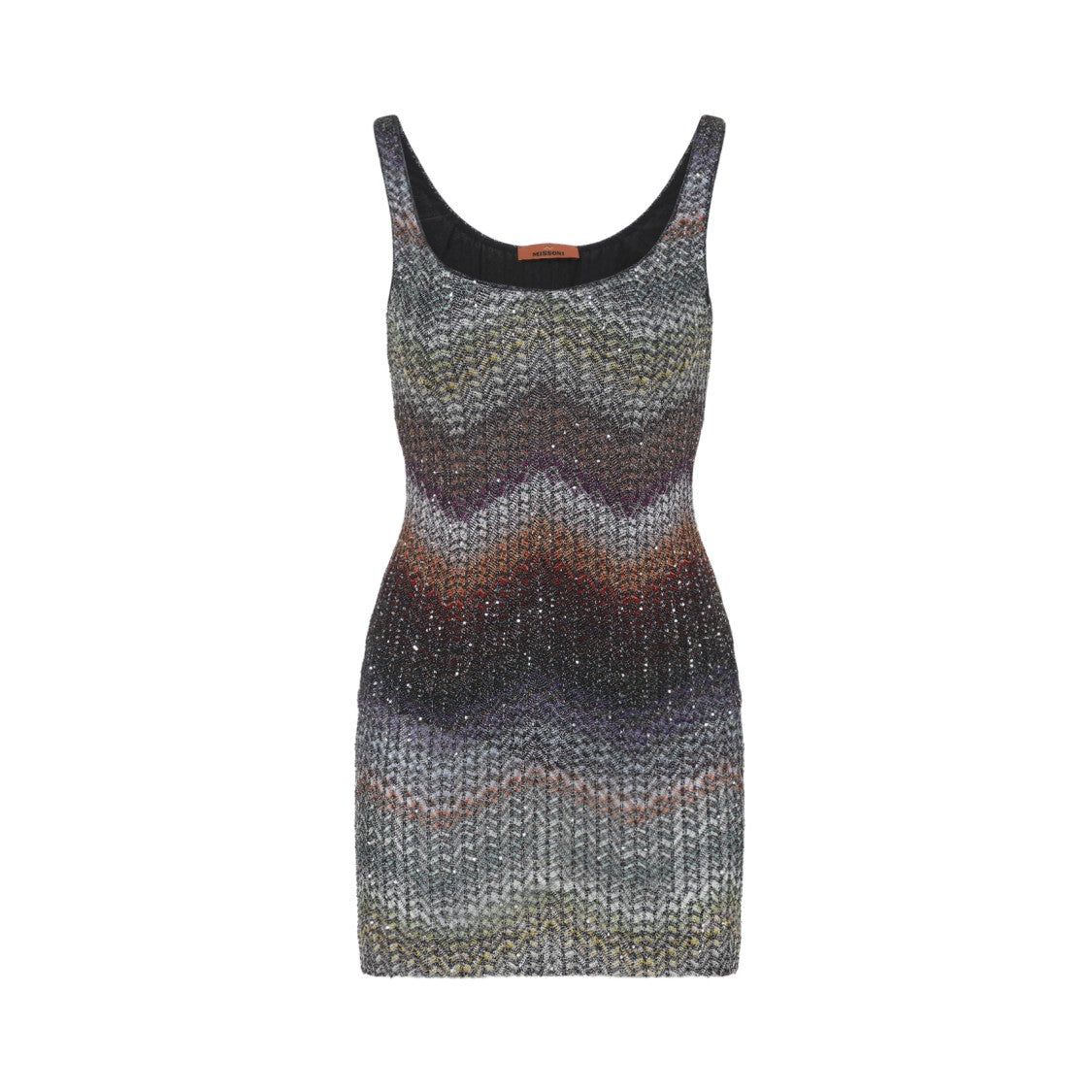 Missoni Mini Dress With Multicolor Zigzag Pattern