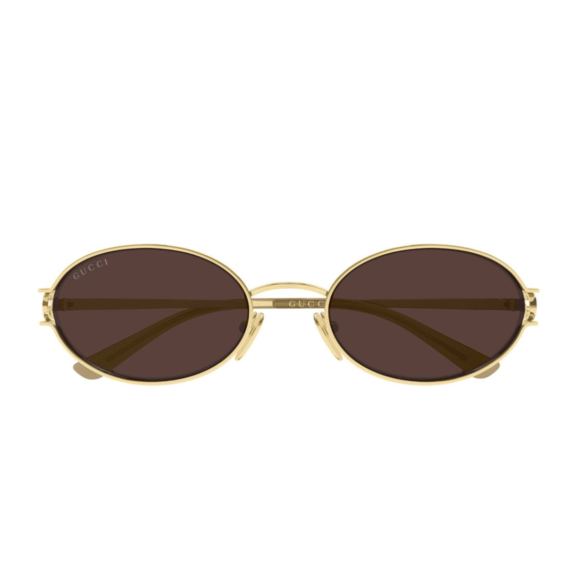 Gucci Gold Linea Sign Gg2233s Oval Sunglasses