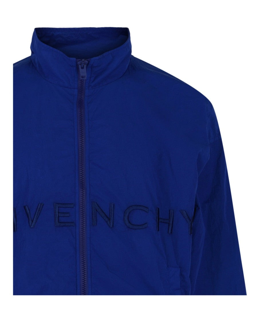 Givenchy Embroidered Logo Windbreaker