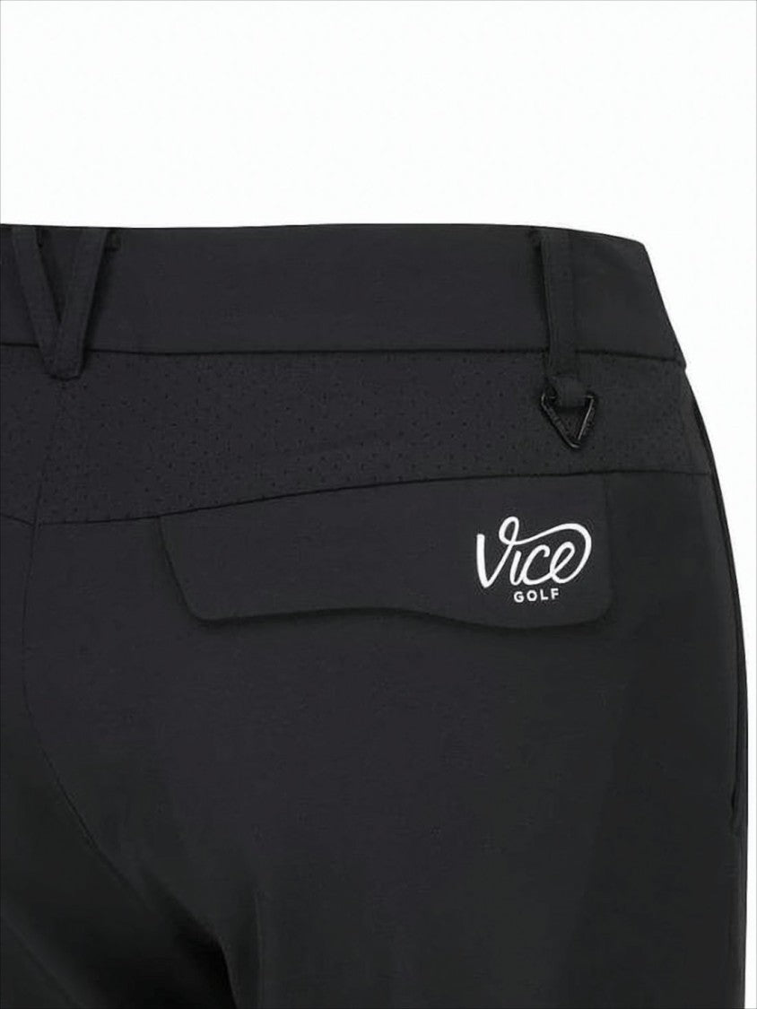 Vice Golf Tailored Black Straight Pants With Versatile Design