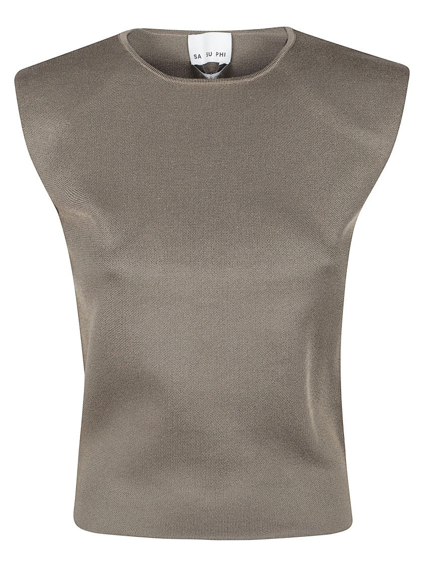 Sa Su Phi Sculpted Shoulder Top