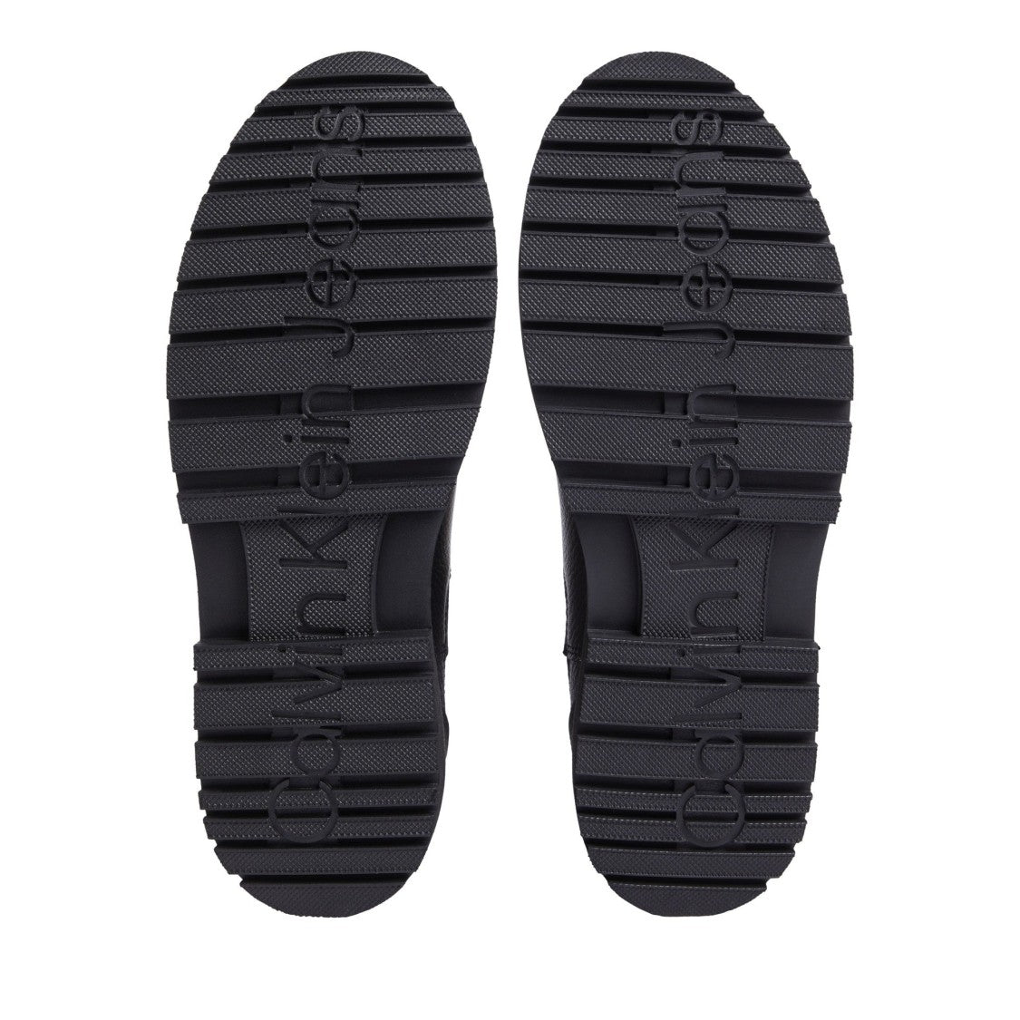 Calvin Klein Jeans Eva Black Pebbled Leather Chelsea Boots