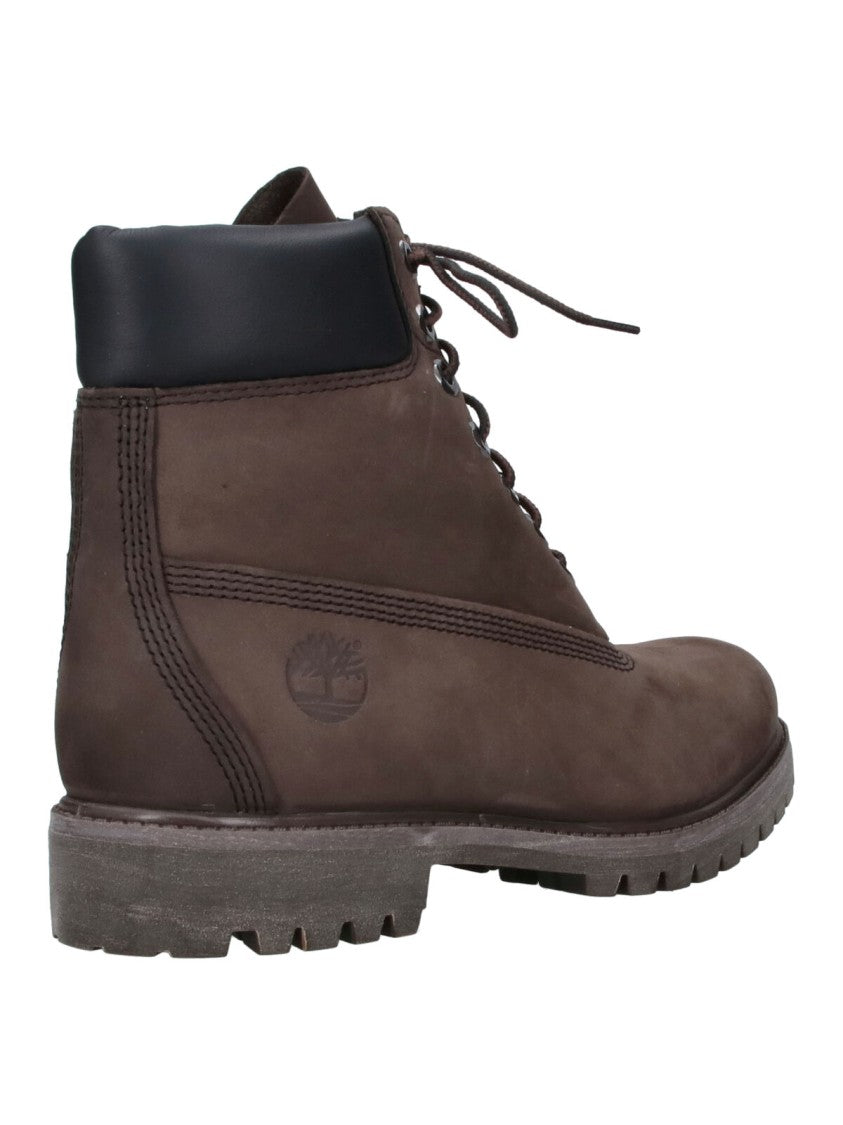 Timberland Brown Premium 6 Inch Leather Ankle Boots
