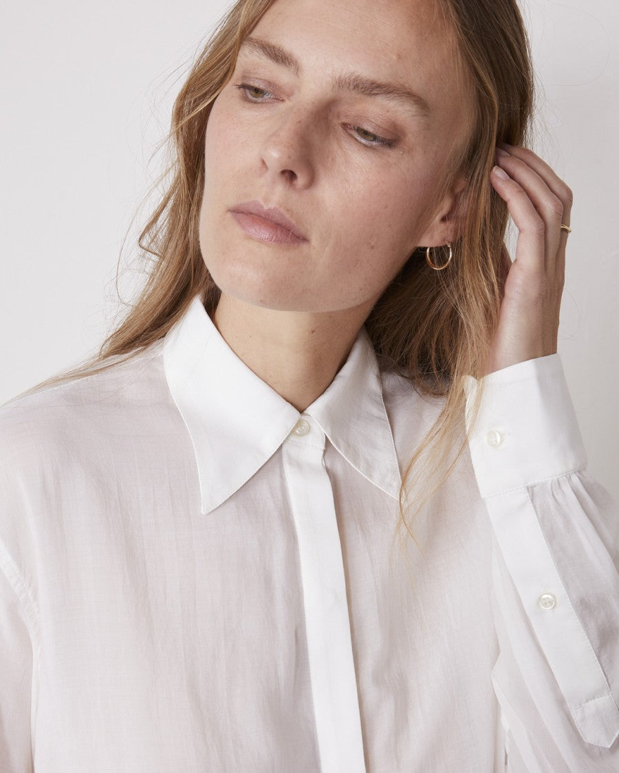 Officine Generale Loose Fit Long Sleeve Shirt