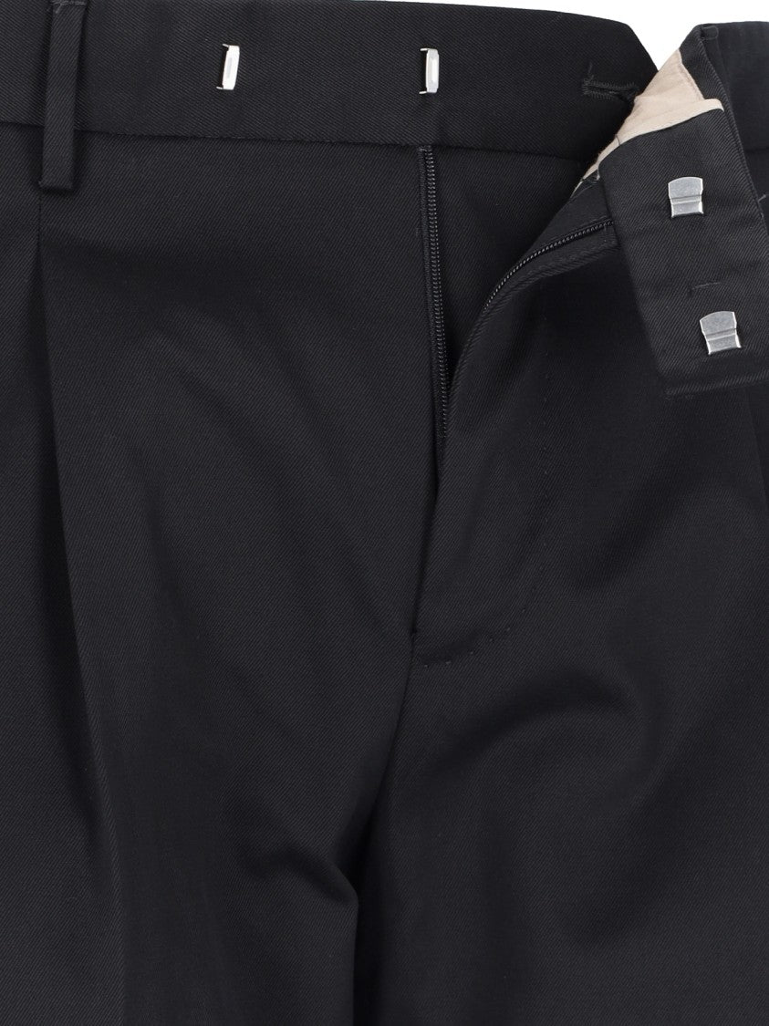 Pt Torino Tailored Black Trousers