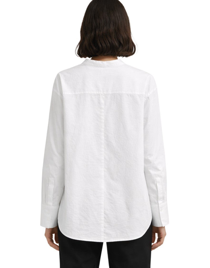 Pomandère Women’S White Cotton Shirt