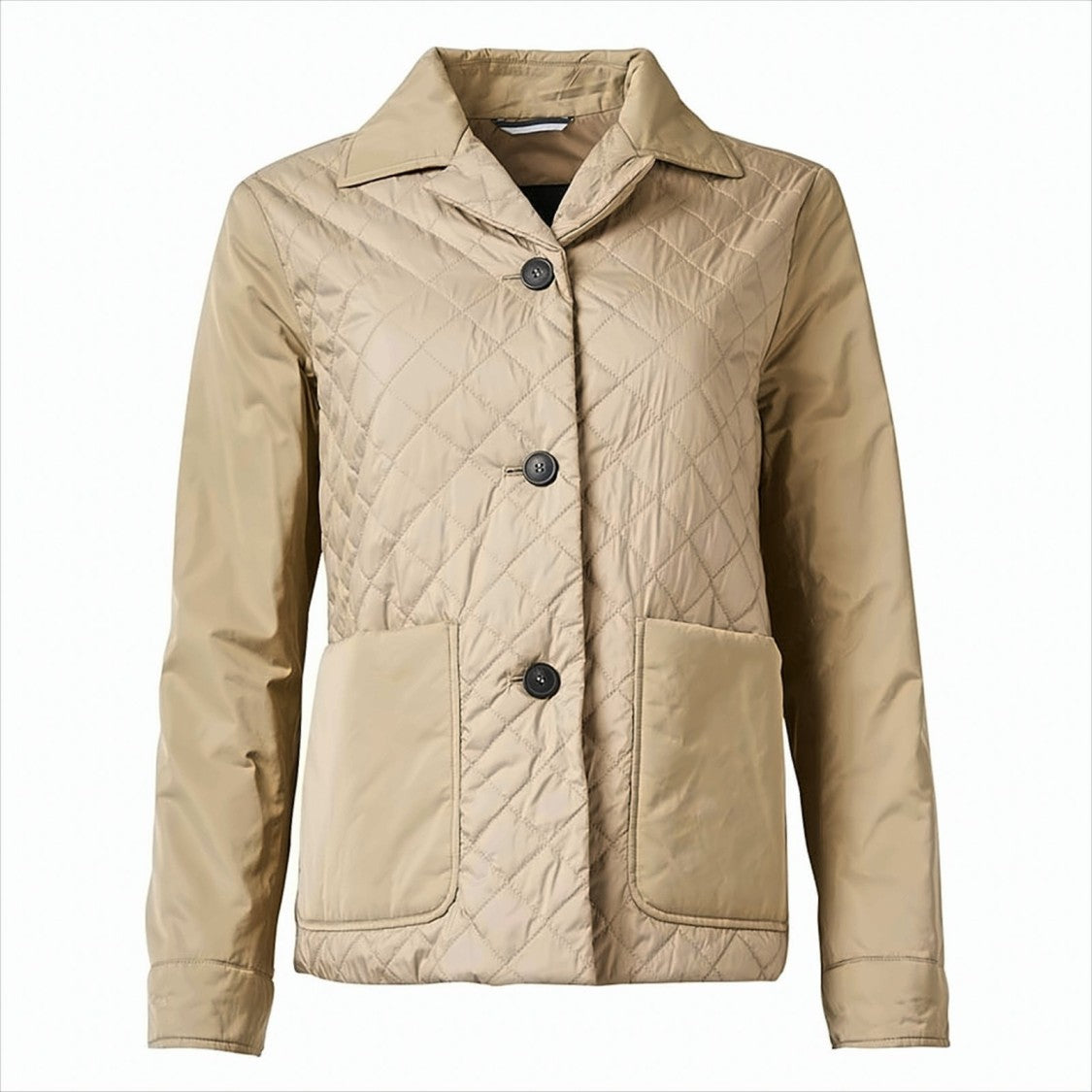 Max Mara Quilted Short Jacket With Classic Collar