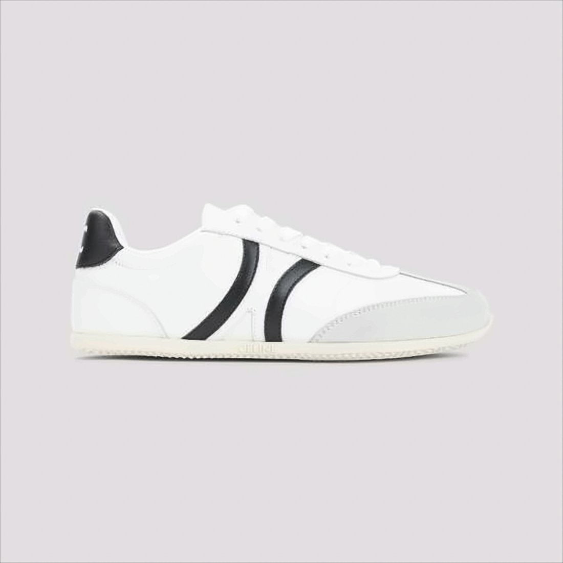 Celine Low-Top Sneakers With Calf Leather And Suede Accents