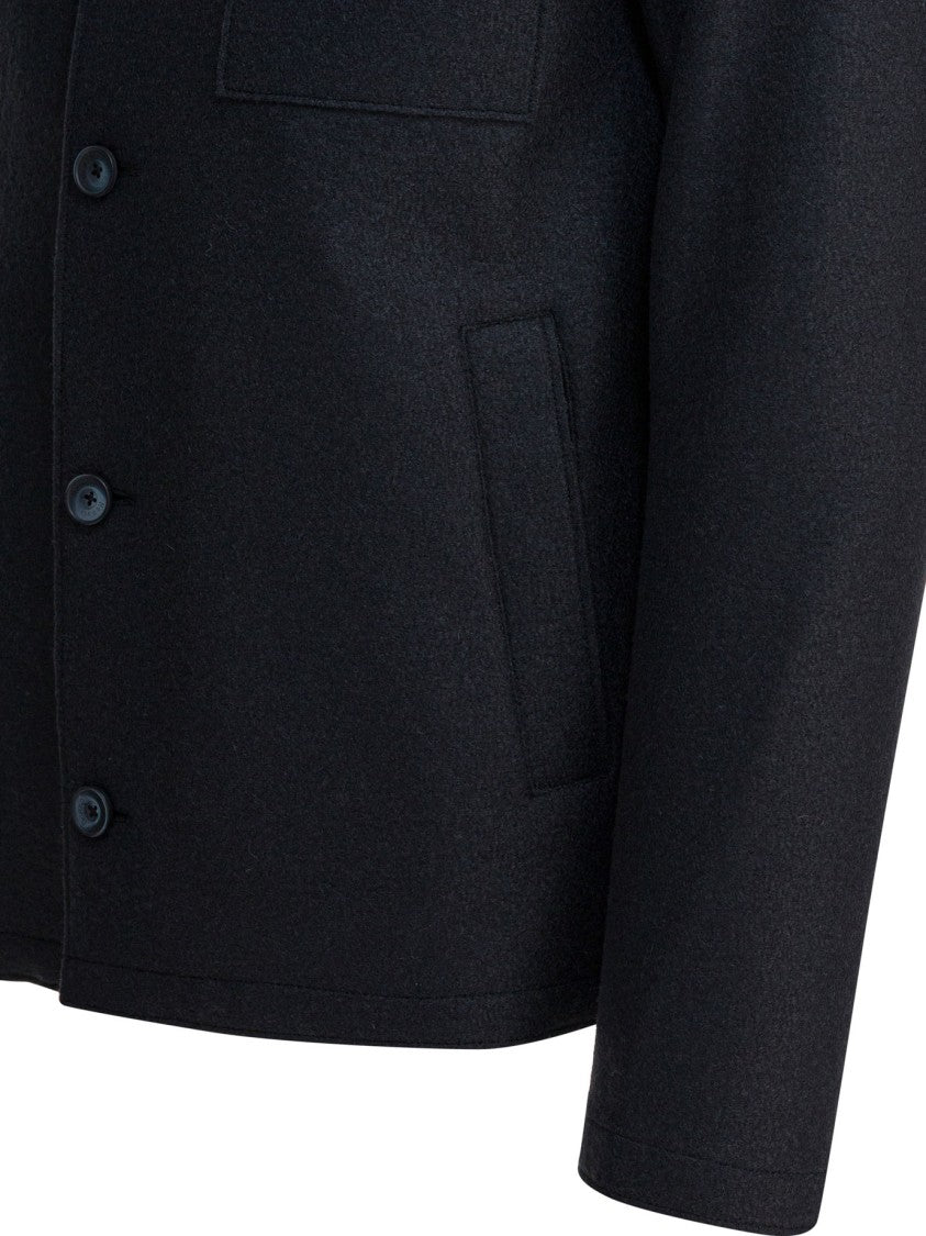 Herno Virgin Wool Overshirt Jacket