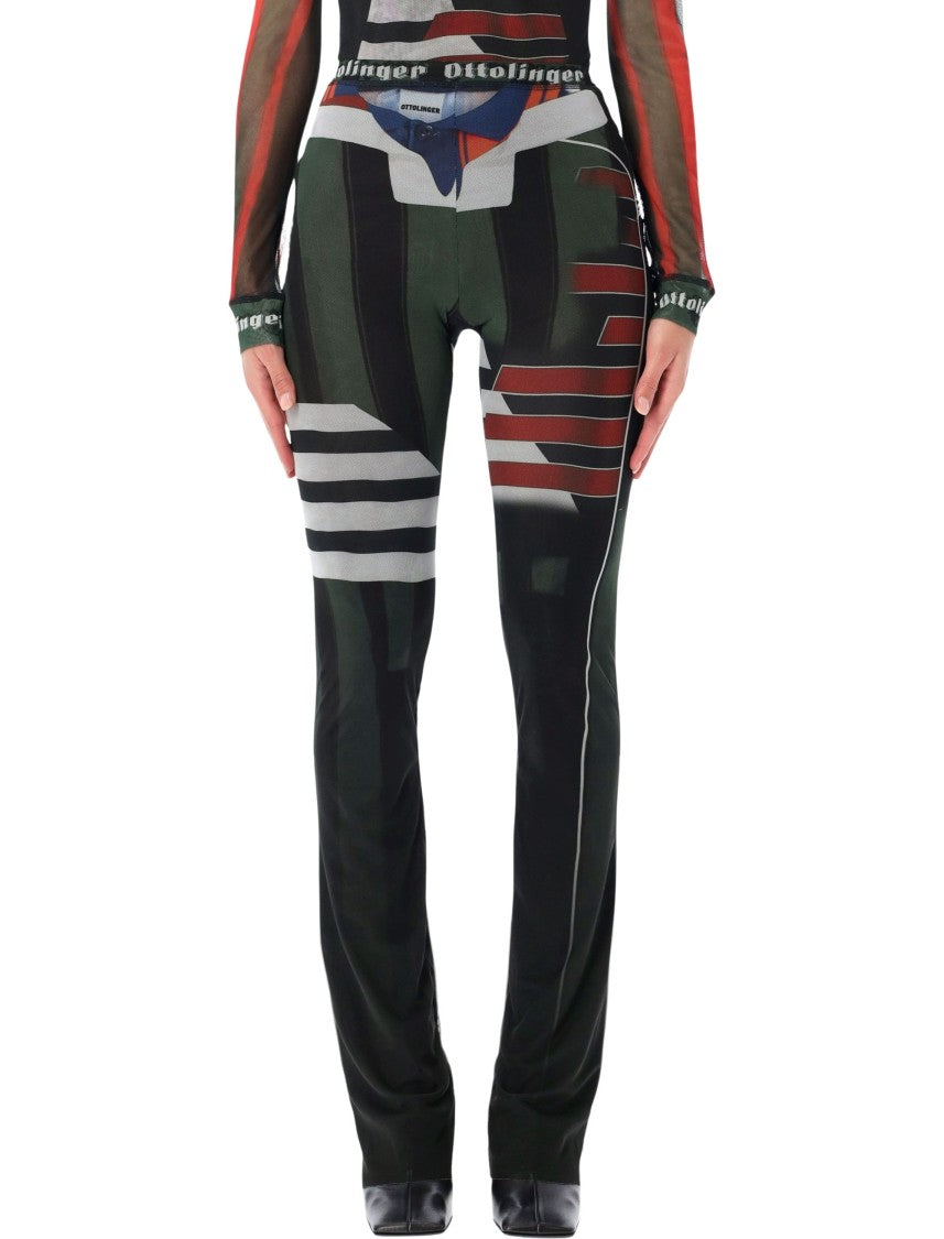 Ottolinger Leggins Mesh Printed Fitted Leggings