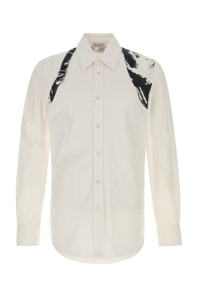 Alexander Mcqueen Long-Sleeve White Button-Up Shirt