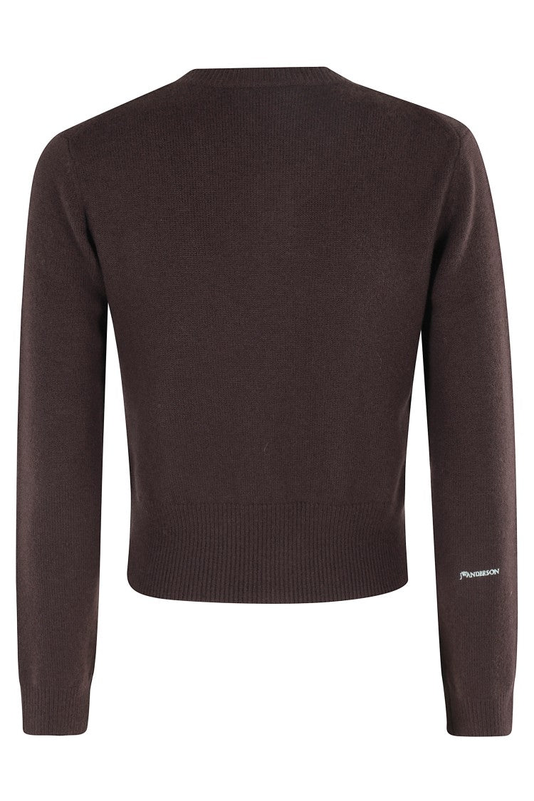 J. W. Anderson Contrast Embroidery Cardigan